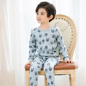 2020 Invierno Otoño Niños Pijamas de Bebé Ropa de Niños de dibujos animados Traje de manga Larga Pijamas de los Niños ropa de dormir Pijamas de Navidad Conjuntos