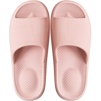 2020 las mujeres del masaje Pantuflas Zuecos de mujer Zapatos de interior cuarto de baño Transpirable Playa Plana Con Zapatos de Mulas de EVA de gran tamaño