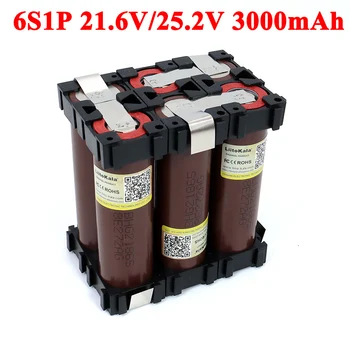 2020 Liitokala 18650 HG2 5S 6S 8S 3000mAh 20 amperios 18V 21V 25.2 V 29,6 V para Destornillador baterías de soldadura de la batería