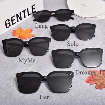 2020 noticias de Corea 5 Estilo SUAVE de gafas de sol de las Mujeres de los Hombres de Su Soñador 17 solo lang myma Acetato Polarizado gafas de Sol de las mujeres de los hombres