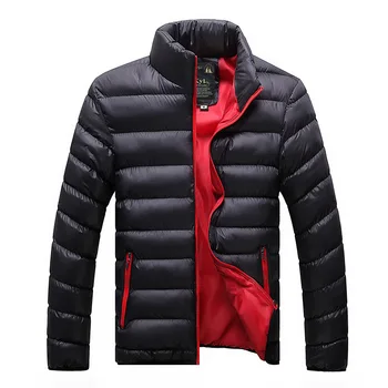 2020 novos casacos de inverno dos homens casual outwear blusão jaqueta masculino sólido fino ajuste com capuz moda casacos homme