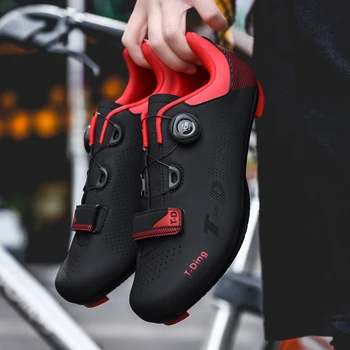 2020 nueva línea ascendente de ciclismo de carretera de zapatos de los hombres zapatos de bicicleta de carretera de ultraligero de bicicletas zapatillas de deporte de auto-bloqueo profesional transpirable