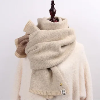 2020 NUEVA moda de la cachemira de las mujeres plaid bufanda de invierno cálido chal y una envoltura de bandana pashmina femenino foulard manta gruesa