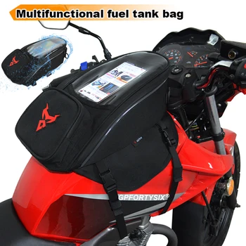 2020 Nuevas Impermeable de la Gran Pantalla de Navegación Móvil de la Bolsa de Arnés de Hombro Bolso de la Motocicleta Tanque de Combustible de la Motocicleta Tronco Cuadro sacoche moto