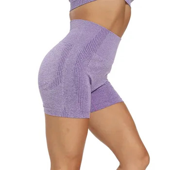 2020 Nuevo Conjunto feminino esportivo sem costura, la peça conjunto feminino calça legging e la parte superior recortada de la academia de yoga