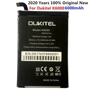 2020 Nuevo IST Original K6000 Pro Batería del Teléfono Móvil Para Oukitel K6000 Real de 6000mAh de Alta Calidad de Batería de Reemplazo