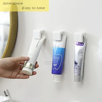 2020 nuevos suministros de Baño gancho multiusos baño, pasta de dientes limpiador rack de productos de cuidado de piel colgante de plástico clip