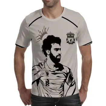 202021 camiseta de Liverpool nunca caminarás mucho de fútbol del club de fans YNWA impreso en 3D T-shirt comodidad camiseta Real Madrid T-shirt