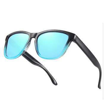 2021 clásico de la moda de alta calidad de color de la lente de gradiente de gafas de sol polarizadas de los hombres resplandor de las gafas de sol de las señoras de viajes gafas de sol