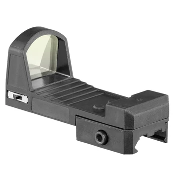 20mm Ferrocarril plásticos Riflescope Caza Óptica Holográfica Rojo Punto de Vista Táctico Ámbito de Caza Accesorios de Armas