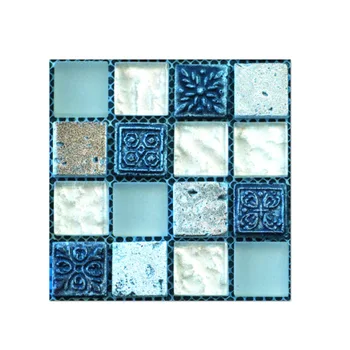 20Pcs Azulejo de Mosaico de Pegatinas Pegatinas de Pared de Baño Impermeable autoadhesiva de papel Tapiz de Cocina Resistente al Aceite, Papel Adhesivo