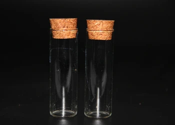 20pcs/lote 22*70mm 18ml Mini Frascos de Vidrio Frascos In Vitro Botellas Con Tapones Tapón de Tubo de Ensayo de Vidrio Transparente Tarros de cristal de las Botellas de
