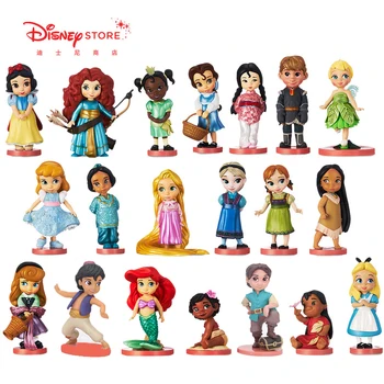 20PcsDisney la Princesa de las Figuras de Acción Juguetes Rapunzel Nieve Cenicienta, Blanca Nieve de Hadas Rapunzel Muñecas Decoración de los Niños de Regalo