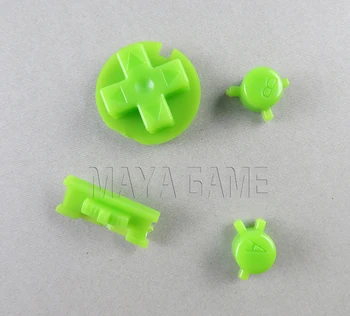 20sets/lot de Alta Calidad AB Botones de Teclados para el Gameboy Color GBC Coloridos Botones para GBC D Almohadillas de los Botones de encendido