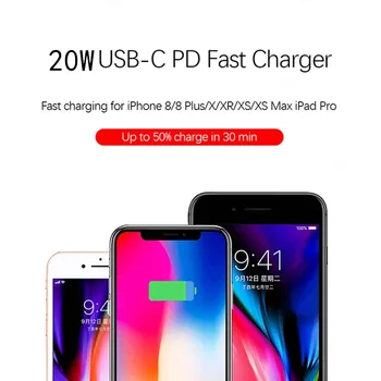 20W PD QC4.0 QC3.0 Cargador Rápido para el iPhone de Apple 12 11 Pro iPad mini de Samsung S20 Ultra NOTA 20 10 USB de Carga Rápida Adaptador de