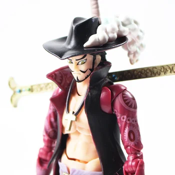 21cm de Una Pieza de la Figura de Acción Dracule Mihawk con la Espada de Anime Coleccionables, Juguetes de modelos