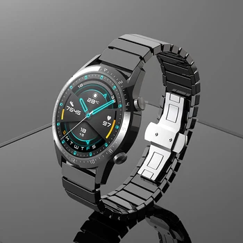 22mm Reloj de Cerámica Correa De Honor de la Magia 2 46mm GT2 GT2e reloj de Pulsera