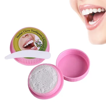 25g a base de Hierbas Naturales de Clavo de olor Toothpast de Blanqueamiento Dental en Tailandia Pasta de dientes Dentífrico Eliminar la Mancha Dental Antibacteriana Alérgica Gel