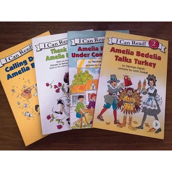 28 Libros/Set Amelia Bedelia puedo Leer inglés Historia de los Libros Ilustrados para Niños Juguetes Educativos para el Aprendizaje del Idioma inglés