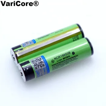 2PCS Protegidas 18650 NCR18650B 3400mah batería Recargable de 3.7 V con PCB Para baterías de Linterna
