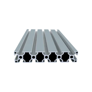 30150 de aluminio de extrusión de perfil estándar europeo de plata de la longitud de 500 mm perfil de aluminio industrial mesa de trabajo