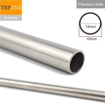 304 tubo de acero inoxidable de la precisión de la tubería ,OD16x2mm, diámetro Exterior de 16 mm,pared de espesor 2mm,diámetro interior de 12 mm ,la tolerancia de 0,05 mm
