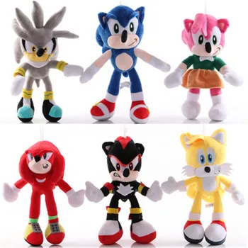 30CM de Sonic de la Felpa Juguetes de la Muñeca de la Sombra de Sonic de la Felpa de la Venta Caliente Diversas Funciones Sonic Algodón Suave Peluche de Juguete de Anime Muñeca de la Felpa Para niños Regalo