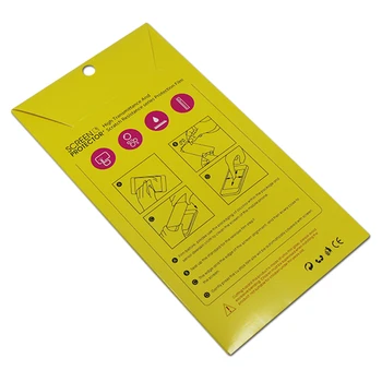 30Pcs/lot 5 Estilos de Papercard Teléfono Móvil de la Película de Embalaje de Caja de Papel de Kraft de la Electrónica de Protector de Pantalla de la Caja de Embalaje 9*16.8 cm