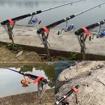32cm de Pesca portacañas Automática de la Pesca del Acero Inoxidable Polo Abordar de Almacenamiento al aire libre de los Accesorios de Pesca Soporte X198G