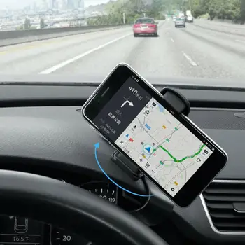360 Grados de Teléfono de soporte Para El Salpicadero de un Coche Montar No Magnético Teléfono Móvil de los Titulares de GPS Soporte Para los Teléfonos Iphone Xiaomi