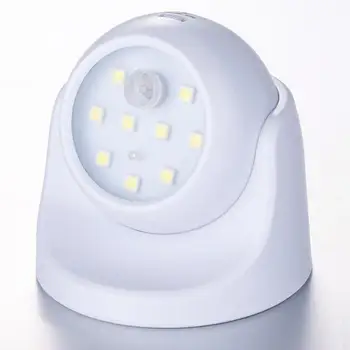 360 Rotación de la Luz LED de Control de Sensor de Movimiento Luz de Noche para las Escaleras Fuera de la Casa