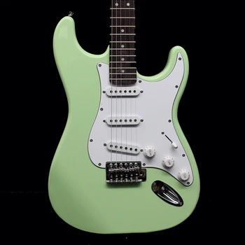 38 Pulgadas de Envío Gratis de Alta Calidad de la Guitarra Verde Especial de guitarra eléctrica