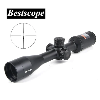 4.5-18x 40mm Óptica de la Zona de Caída 223 Retícula BDC Riflescope con el Objetivo de Torretas y Lado de Paralaje para Rifle de Airsoft Rifle