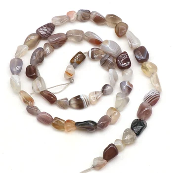 4-7mm Natura Golfo pérsico Ágatas Suelta Perlas de Forma Irregular Grava Perlas Para DIY Collar Pulsera de Moda de Joyería de 15