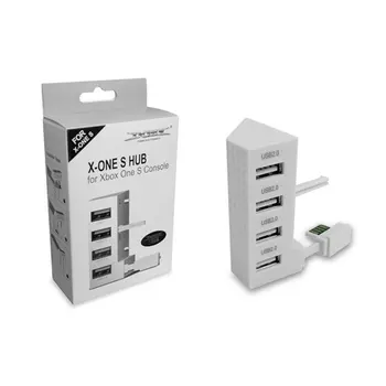 4 Puertos USB 2.0 HUB Para Xbox One Slim USB de la Consola Divisor de Expansión Adaptador de Conector USB 2.0 Extensor de Accesorios de Juego