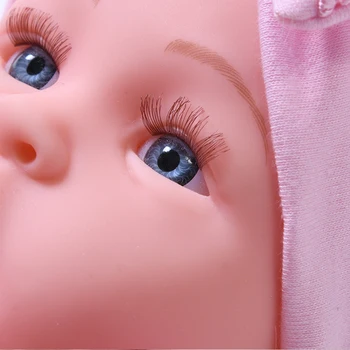 45CM Sonrisa de la Cara Reborn Baby Doll Ninguna Función Bebe Muñecas con la Alfombra de la Princesa Vestido de Suave Silicona de Juguetes Como la Vida Real de la Muñeca del Bebé