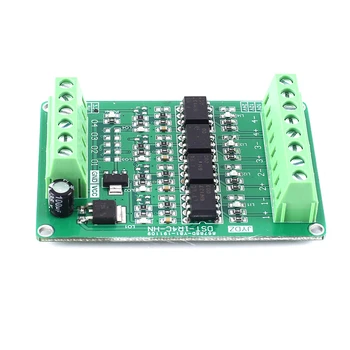 4Bit Aislador Óptico 6N137 Contador del Encoder 3.3 V 3.3 V/5V de la Señal Convertidor de Señal PLC Módulo de Amplificador