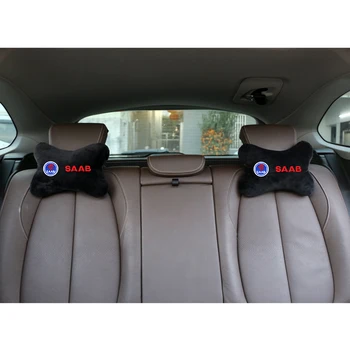 4pcs Car Cinturón de seguridad de Hombro Almohadillas Cubre el cuello almohada de Hombro de Protección de la nuca para SAAB SCANIA 9-3 93 Interiores de Automóviles Accesorios