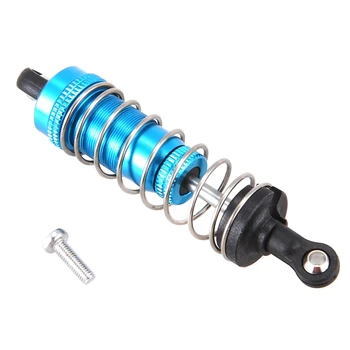 4Pcs de Metal Amortiguador Amortiguador Accesorio de Sustitución aptos para WLtoys 144001 1/14 4WD RC Drift Car Racing Piezas,Azul