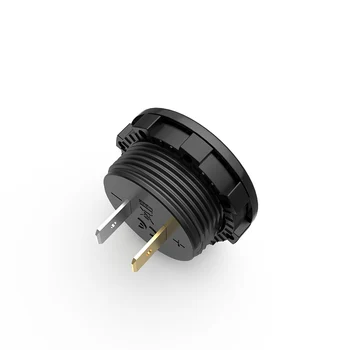 5-48 digital Mini Impermeable Voltímetro con Panel LED Pantalla Digital Voltímetro con Toque Interruptor DE encendido y APAGADO para Coche Moto