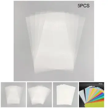 5 Pcs/Set Color del Encogimiento del Calor de Hoja Plástico Mágico de la Hoja de Papel Educativo de BRICOLAJE, Manualidades WXV Venta