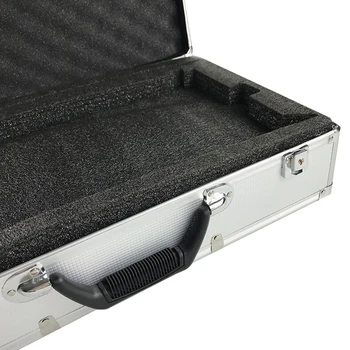 500x300x120mm Portátil de Aluminio de la caja de herramientas Maleta de herramientas cuadro de Archivo de la Caja de Seguridad Resistentes a los impactos Caso de que el Equipo de la caja de la Cámara con Espuma
