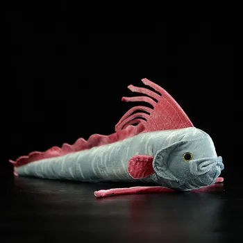 56 cm de Simulación Oarfish de la Cinta de Pescado de la vida marina del juguete de la felpa de peluche muñecas de los niños regalos Personalizados de navidad