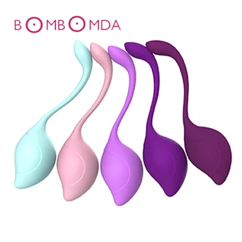 5pcs Silicona Balón Inteligente Vibrador de Kegel de Bolas Ben Wa Bola Vagina Apriete el Ejercicio de la Máquina de Juguete del Sexo para las Mujeres Vaginal Bolas de Geisha