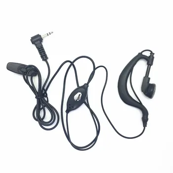 5X 2,5 mm gancho para la oreja los auriculares para motorola T5428 T6200C T5720 TLKR T6 T80 T60 T6500 T8 etc walkie talkie