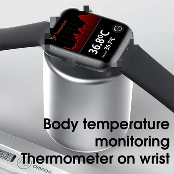 6 de la serie de Reloj Inteligente 2021 IWO W26 Pro SmartWatch ECG Monitor de Frecuencia Cardiaca Temperatura Impermeable PK IWO 8 13 para Apple, Android