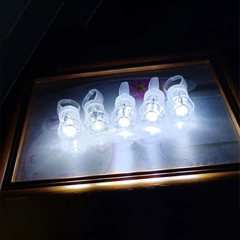 60Pcs LED Láser de Anillo de Dedo de las Luces LED de los Niños Dedo Luces de los Niños Deslumbrar Color del Anillo de Dedo de Juguete Evento de la Fiesta del Festival de la Linterna