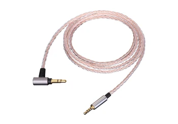8-core de la trenza de la OCC Cable de Audio Para Beyerdynamic DT 240 Pro DT240Pro AKG Y600NC Y400BT Shure AONIC 50 auriculares