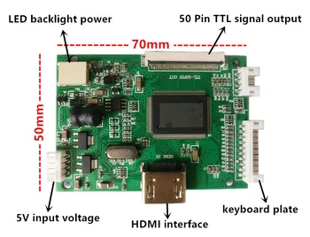 9 de la pulgada 1024*600 Pantalla de Visualización de TFT LCD Monitor con control Remoto Controlador de la Junta de Control de HDMI para Lattepanda,Raspberry Pi Banana Pi