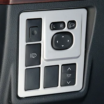 ABS Faros Interruptor de Ajuste de Recorte de la Portada para Toyota Land Cruiser Prado 150 FJ150 2018 2019
